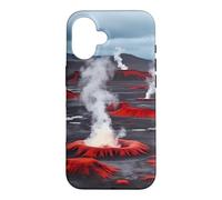 Icelandic Volcanic Plains Geothermal Steam Vent Landscape Case for iPhone 16