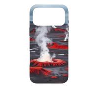 Icelandic Volcanic Plains Geothermal Steam Vent Landscape Case for iPhone 17 Pro Max