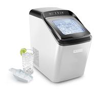 Iceman Countertop Nugget Ice Maker - Pebble Ice Machine, Soft Chewable Pellets in 20 Min, 26Lbs/24H, 3lb. Capacity, Waterline-Compatible, Self-Cleaning, Stainless-Steel + Scoop
