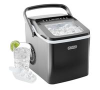 Iceman Dual-Size Ice Maker Countertop - Portable Ice Machine, Large and Small Ice Machine Maker with Self Cleaning, 9 Cubes in 7 Mins, 22lbs/24hrs, for Home, Kitchen, Office, Party, Ice Scoop Included