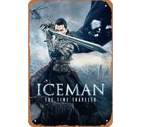 Iceman: The Time Traveler Film Movie Poster Retro Metal Tin Sign Wall Home Wall Art Metal Tin Sign,cave,bar,Club, Metal Tin Sign 8x12 Inches