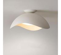 ICEMOB LED White Ceiling Light Fixture, Modern 15.7 Inch Semi Flush Mount Ceiling Light, 12W 3 Color Temperature Dimming Ceiling Lighting for Hallway, Entryway, Bedroom, Kitchen