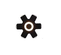 ICEMOB Outdoor Courtyard Decoration Wall Sconce Long Creative Black Wall Lamp IP65 Waterproof and Rust-Proof Up and Down Light for Hallway Front Door Corridor Exterior Lighting