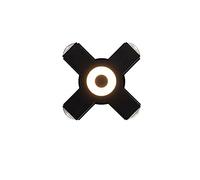 ICEMOB Outdoor Courtyard Decoration Wall Sconce Long Creative Black Wall Lamp IP65 Waterproof and Rust-Proof Up and Down Light for Hallway Front Door Corridor Exterior Lighting