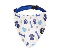ICEMOOD Cute Dog Bandana with Slip Over Collar for Medium Pets, 15-20 lbs, Adjustable Novelty Printed Puppy Costumes, Large