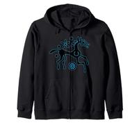 Iceni Horse - Celtic Design Zip Hoodie