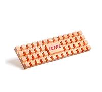 icepc M.2 Heatsink for PS5 2280 SSD Pure Copper Heatsink Kit Cooler Heat Sink with Silicone Based Thermal Pad for Cooling M.2 NVME SSD (70x20x4mm)