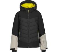 Icepeak - Ski/snowboard Jacket - Latta Jr Noir in Silicone - Kid Size 128 cm - Black Black 128 cm