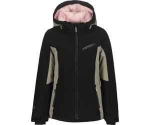 Icepeak - Stretch Ski/snowboard Jacket - Lanett Jr Noir in Silicone - Kid Size 140 cm - Black Black 140 cm