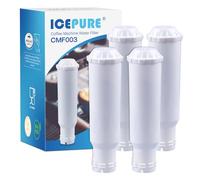 ICEPURE Coffee Machines Water Filter Compatible with Krups F088 Pro Aqua,AEG,Bosch,Siemens,Nivona,4Pieces(Caution: Not Suitable for Jura White)