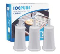 ICEPURE Coffee Machines Water Filter Compatible with Sage Barista SES008, SES810, SES880, SES920, SES980, SES990 Coffee Machines, NSF Certified, 3 Pieces