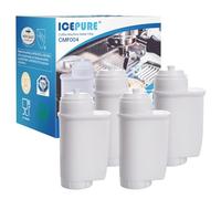 ICEPURE Coffee Machines Water Filter Compatible with Siemens® EQ Series Water Filters, EQ3/EQ6/EQ9, EQ500, S700, Brita® Intenza 575491, Bosch® TCZ7003, TCZ7033, NSF Certified, 4 Pieces