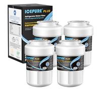 IcePure RFC0600A-4pk Water Filter to Replace Sears, Kenmore, Brita, GE, MWF, Smart Filters (Pack of 4)