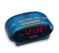 Ices ICR-210 Clock Blue- radios (Clock, LED, FM, PLL)