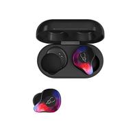ICESOMNUS Sabbat X12 PRO Semi in-Ear Wireless Earbuds, Bluetooth 5.4 TWS Headphones with Comfortable Open-Fit Design, Clear Calls, Button Siri Control, 30H Long Battery Life,IPX5 Waterproof(Flames)