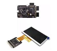 ICESugar FPGA Development Board with Lattice iCE40UP5k Chip, Open Source RISC-V, iCELink Debugger, Type-C USB, 10.5 x 8 cm (iCESugar + PMOD-RGBLCD+ Screen)