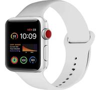 IceSword Sport Band for Apple Watch Band 41mm 40mm 38mm, Soft Silicone Replacement Band with Classic Clasp, iWatch Series SE 8 7 6 5 4 3 2 1 for Women Men 38/40/41mm, No