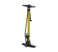 IceToolz Steel Barrel Dual Valve Floor Pump A451 - Yellow