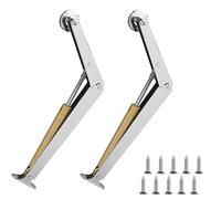 Icetop 150N Gas Strut Spring Hinges for Heavy Curved, 2 Pack Gas Strut Hinges for Toy Box Chest Bench Toolbox Curved Flat Lid Basement Floor Door Heavy Lids