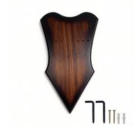 Icetop Wall Mount Sword Plaque, Sword Wall Mount Solid Wood Display Stand for Medieval Sword Dagger Axe Collectables