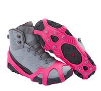 ICETRAX V3 Tungsten Crampons, Ice Cleats for Shoes and Boots - Ice Grips for Snow and Ice, Non-Slip Shoe Grippers with Reflective Heel L/XL (Men: 9.5-13/ Women: 11+)