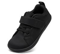 IceUnicorn Kids Barefoot Shoes Wide Boys Girls Trainers Minimalist Trail Running School Sneaker(All Black, 8 UK Child Wide)