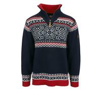 ICEWEAR Oslo Norwegian Cotton Jumper - Nordic Style Winter Sweater Navy