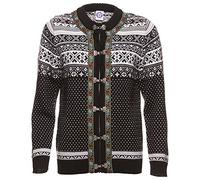 ICEWEAR Stavanger Norwegian Woman Wool Blend Sweater for Winters with Tin Hook Black