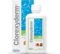 ICF | Clorexyderm 4% Dog Shampoo for Itchy Skin Relief | Anti Itch + Antifungal + Antibacterial Shampoo for Pets with Sensitive Skin 200ml