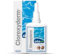 ICF Clorexyderm Oto Piú Ear Cleaner for Dogs & Cats: Prevents Dirt & Wax Build-up - Ear Drops Solution to Soothe Itchy Ears - 150 ml