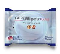 ICF | CLX Pet Wipes | Gentle Dog & Cat Cleaning Wipes for Paws, Ears & Skin Folds | Deodorizing & Moisturizing | No-Rinse, Daily Use | 20 Count