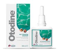 ICF | Otodine | Cat & Dog Ear Cleaner Solution | Dog Ear Drops to Stop Wax Build Up, Head Shaking, Discomfort, Ear Odour & Scratching | 100ml