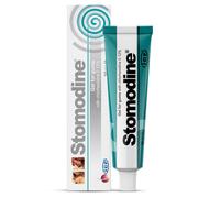 ICF | Stomodine Cat & Dog Toothpaste Gel for Teeth & Gums Oral Hygiene Health | Anti-Plaque & Fights Bad Breath Meat Flavoured | 30 ml