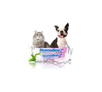 ICF | Stomodine F | Cat & Dog Toothpaste | Meat Flavour | Fights Plaque & Bad Breath | Healthy Dental Oral Hygiene | Easy to Use Teeth Cleaner for