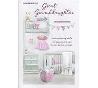 ICG On The Birth Of Your Great Granddaughter Congratulations Baby Card