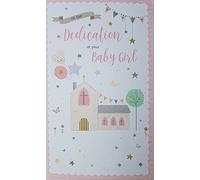 ICG On Your Baby Girl's Dedication Card