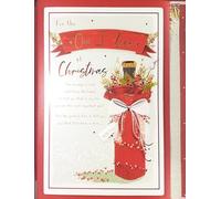 ICG Romantic Christmas Card, One I Love Design, 23 x 30 cm, Red with Gold Foil