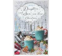 icg Special Daughter and Son in law Large Christmas card