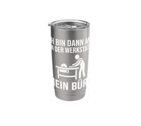 Ich bin dann mal in der Werkstatt Mein Büro Stainless Steel Insulated Tumbler