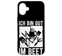 ICH BIN GUT IM BEET Gardening Humor Case for iPhone 16 Plus