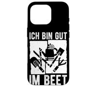ICH BIN GUT IM BEET Gardening Humor Case for iPhone 16 Pro