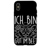 ICH BIN GUT IM BEET Gardening Humor Case for iPhone X/XS