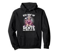 Ich Bin In Rente Ich Muss Gar Nix Rentnerin Wine Lover Pullover Hoodie