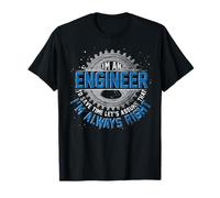 Ich bin Ingenieur ich liege immer richtig Funny Engineer [German Language] T-Shirt