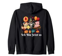 Ich Bin Jetzt 10 Farmer Cute Animals Farm Birthday Zip Hoodie