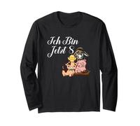 Ich Bin Jetzt 8 Farmer Cute Animals Farm Birthday Long Sleeve T-Shirt
