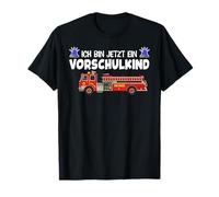 Ich bin jetzt ein Vorschulkind Vorschule Feuerwehr T-Shirt