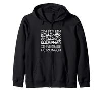 Ich bin Klempner Zip Hoodie