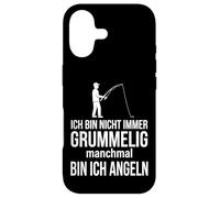 Ich bin nicht immer grummelig manchmal bin ich angeln Case for iPhone 17