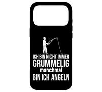 Ich bin nicht immer grummelig manchmal bin ich angeln Case for iPhone 17 Pro Max